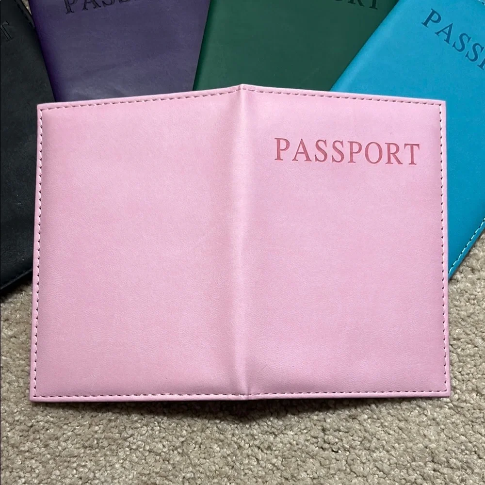Colorful Passport Holders Set of 5 Passport cover sleeves